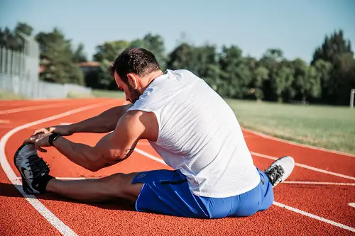 Runner Warming Up